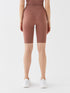 LC Waikiki Women's Straight Elastic Waist Seamless Shorts Tights